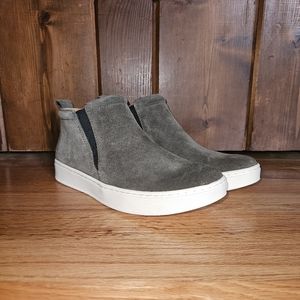 Sofft Suede Olive Green Ankle Boots, Women Size 8.